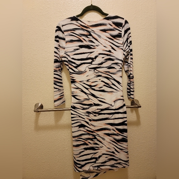 Calvin Klein Faux Wrap Dress - Picture 3 of 4